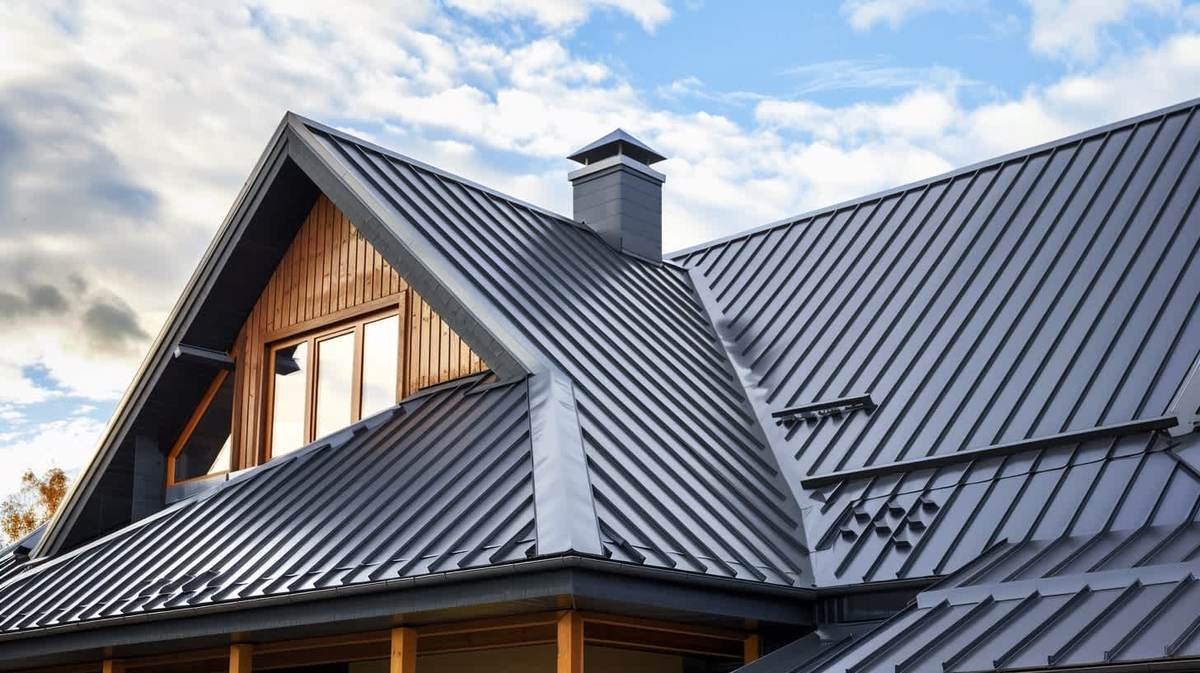 Kemalpaşa EPDM Kauçuk Çatı – antrasit kenet sistem metal çatıyla kaplanmış müstakil ev Kemalpaşa EPDM Kauçuk Çatı – antrasit kenet sistem metal çatıyla kaplanmış müstakil ev